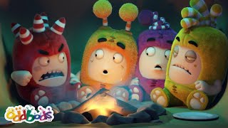 Campfire Spooky Stories  Oddbods Cartoons  Funny Cartoons For Kids [upl. by Willin726]