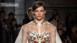 Marchesa FallWinter 201314 Runway Show  NYFW New York Fashion Week  FashionTV [upl. by Comstock]