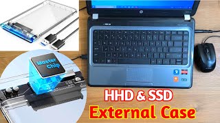 SSD amp HDD External Case  Hard Drive External Case  Best External Case laptop ssd hdd sarvesh [upl. by Ennalyrehc]