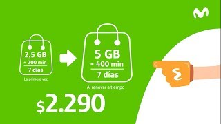 Los que somos Movistar duplicamos nuestra Bolsa Preplan al renovar a tiempo 😉 [upl. by Elston]