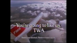 1984 TWA Clouds Commercial [upl. by Farro]