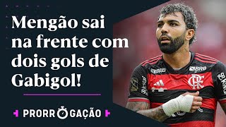 FLAMENGO VENCE A IDA DA FINAL DA COPA BETANO DO BRASIL COM SHOW DE GABIGOL  PRORROGAÇÃO [upl. by Isolt265]