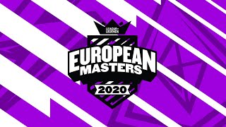 GL vs SUPP  EU Masters Group Stage Day 5  Team GamerLegion vs Suppup Esports 2020 [upl. by Orlan]