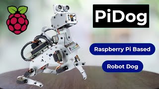 PiDog  An Interactive Robot Dog build with Raspberry Pi 4 [upl. by Keefe673]