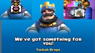 Collecting Twitch Drops in Clash Royale clashroyale rewards [upl. by Idnar737]