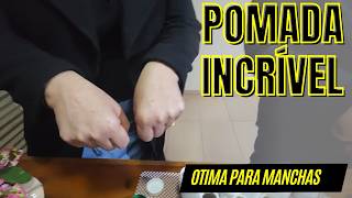 POMADA CASEIRA PARA MANCHAS DOR E INFLAMAÇÃO   psoríase dermatite e cicatrização [upl. by Haissi]