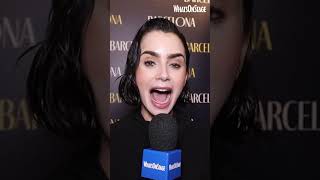 Lily Collins  Theatre Gone Wrong theatre theater emilyinparis lilycollins [upl. by Slocum]