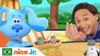 As Pistas de Blue e Você  O Livro do Bebê de Sálvia amp Gengibre  Nick Jr em Português [upl. by Hump741]