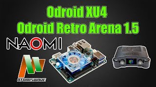 ODROID XU4 RetroPie ORA 15  Naomi  Atomiswave  N64 Case Support [upl. by Suiravat305]