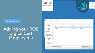 How to add your ROS Digital Employers Cert to Thesaurus Payroll Manager  Getting Started [upl. by Llovera55]