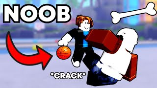 I TURNED INTO A 99 OVERALL NOOB HOOPZ ROBLOX [upl. by Nalani]