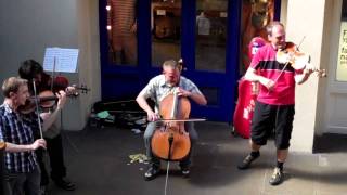 Buskers  Covent Garden London Play Pachelbels Canon in D [upl. by Leinto491]