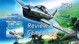 Review and Gameplay  Island Flight Simulator  PS4 [upl. by Dowlen]