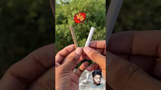 Cigarette Vs BidiMRINDIANHACKER CrazyXYZ shorts experiment viral trending [upl. by Sabrina]