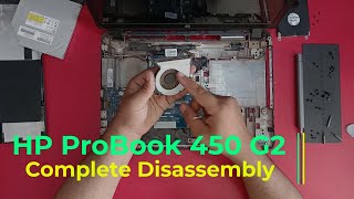 HP ProBook 450 G2 Disassembly and Complete Service [upl. by Ahsilahk]