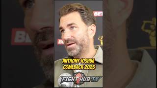 Eddie Hearn REVEALS plans for Anthony Joshua in 2025 [upl. by Artina]