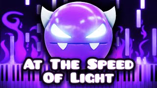 At The Speed Of Light  Geometry Dash  Piano Tutorial [upl. by Eniarral751]