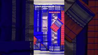 Pure silk ilkal saree shorts youtubeshorts ilkalpuresilksaree [upl. by Ardeen233]