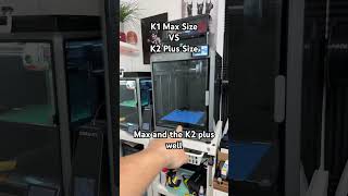 Creality K1 Max Vs K2 Plus creality 3dprinting 3dprinter trending k2plus [upl. by Amesari361]