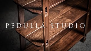 PEDULLA STUDIO  Building a Walnut Bookcase with Mortise and Tenons [upl. by Honorine]