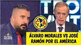 ENFRENTADOS Álvaro Morales y José Ramón Fernández por el América y su favoritismo  Futbol Picante [upl. by Quent622]