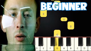 No Surprises  Radiohead  Beginner Piano Tutorial  Easy Piano [upl. by Bondie]