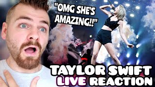 First Time Hearing Taylor Swift quotI Knew You Were Troublequot LIVE  1989 World Tour  REACTION [upl. by Haiasi]