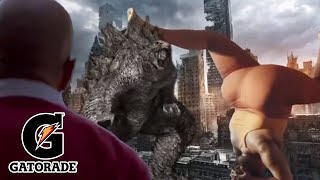 Godzilla Vs Yogagodzilla Gatorade Commercial Meme [upl. by Eitsim]