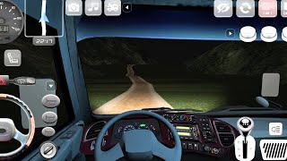 Pickup Passengers At Night From The Terminal  Minibus Simulator Vietnam  Android Gameplay [upl. by Annhoj]