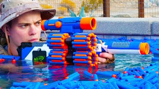 Nerf War Million Subscribers Battle 6 [upl. by Lotti821]