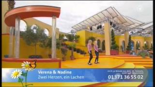 HQ  Verena und Nadine  Zwei Herzen ein Lachen  29062014  Immer wieder Sonntags [upl. by Nifled]