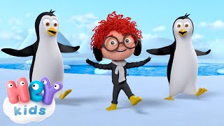 Fais la danse du pingouin  🐧  Chansons pour Enfants  HeyKids en Français [upl. by Nolasba]