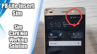 Huawei p8 Lite Sim Card Not Detected  P8 Lite Dual Sim insert  By Jahanzeb repairing [upl. by Cilka]