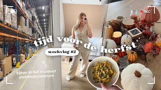 Achter de schermen bij Kruidvat tijd voor herfst 🍁  weekvlog 2  Make Me Blush [upl. by Viafore]