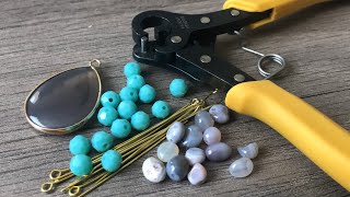 Beaded Chain Necklace Tutorial Using 1Step Looper [upl. by Mossman868]