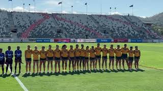 PNG Junior Orchids vs Australian School Girls PMs13 2024 National Anthem rugbyleague [upl. by Florida]