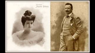 AMELIA TELEXIS e EDOARDO GARBIN  Madama Butterfly quotVogliatemi benequot 1908 [upl. by Ennayk]