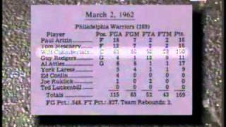 Wilt Chamberlains 100 point game [upl. by Nedyah451]