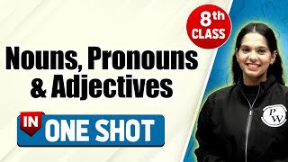 Nouns Pronouns and Adjectives in One Shot  CBSE Class 8th  Pariksha Abhyas [upl. by Nnayllek]