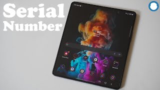 How To Check Serial Number On Samsung Galaxy Z Fold 6 [upl. by Vitale953]