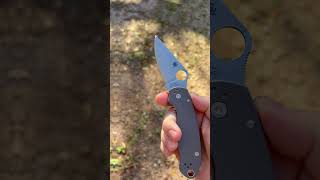 Spyderco para 3 maxamet grey g10spydercoknives edcknife everydaycarry edc [upl. by Ilrak]