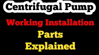 Centrifugal Pump Working  Priming Process  Parts Explained [upl. by Nomed]