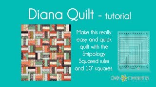 Free Diana Quilt Tutorial by Gudrun Erla of GE Designs [upl. by Eigroeg]