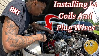 HOW TO INSTALL LS COIL AND PLUG WIRES ON A GBODY [upl. by Waller]