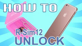 How to Set up RSim 12 iPhone 8 Current Working Unlock oct 18 2018 [upl. by Nussbaum]