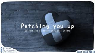 ASMR Patching you up Girlfriend roleplay Taking care of you after fight comfort [upl. by Aihtibat]