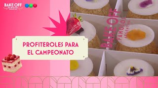 Prueba técnica de profiteroles quotEl que gane es casi campeónquot  Bake Off Famosos [upl. by Aiekal]