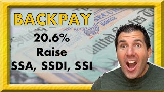 Backpay  206 Raise to Social Security SSDI SSI in 2024 [upl. by Coyle]