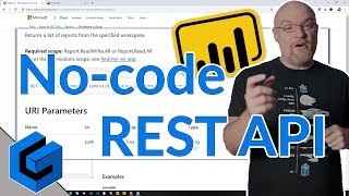 Power BI REST API nocode options [upl. by Trebmer]