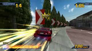 Burnout 3 Takedown  PS2 PCSX2  1080p60 FPS  4273 Racing WT  Vineyard  Road Rage 2 [upl. by Inaliak]